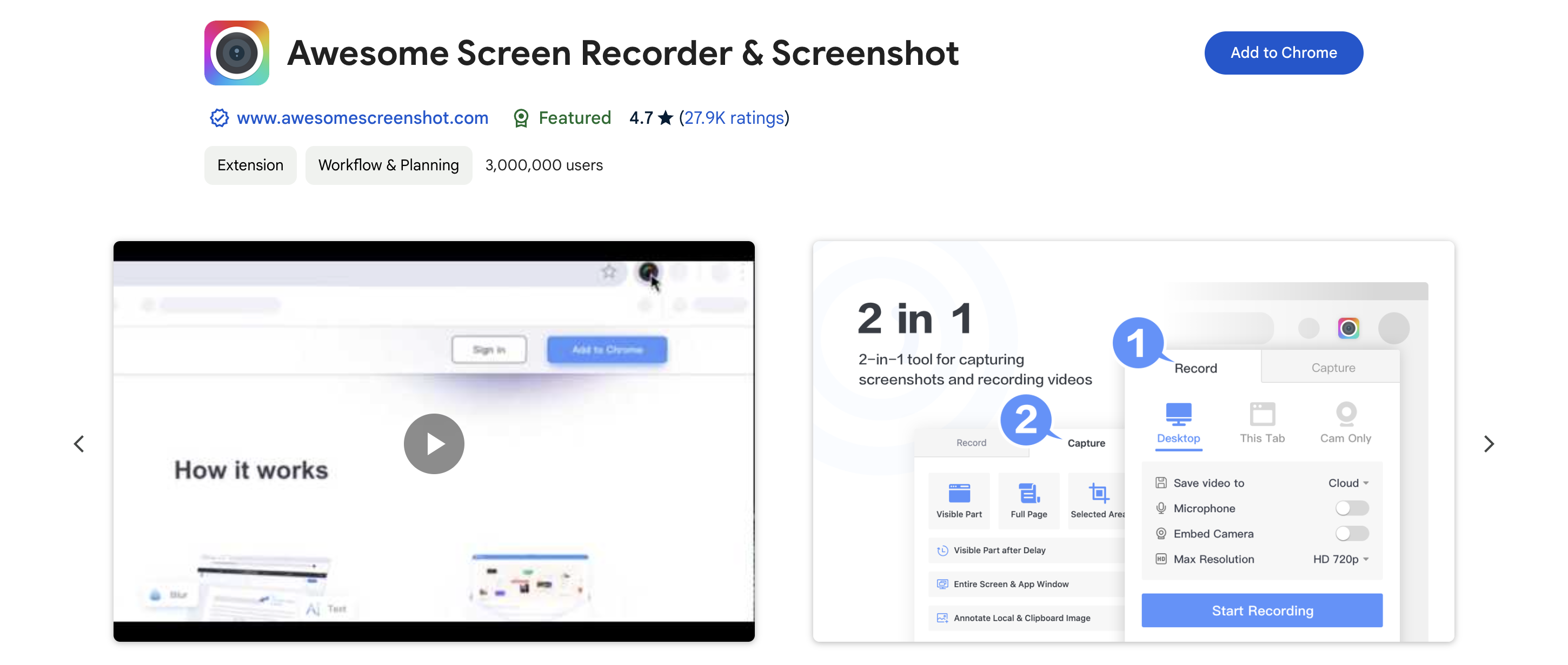 Awesome Screen Recorder & Screenshot